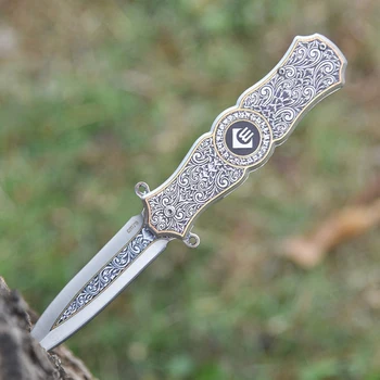 Žep Lovski Nož v Damasku, žepni nož Japonska Damask Prenosni Žepni Nož na Prostem Orodja, Kampiranje, Lov Preživetje Noži