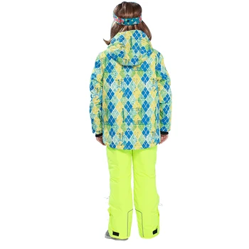 Nov prihod blagovne Znamke Detektor otroške smučarske&snowboard oblačila debel toplo windproof&nepremočljiva jakna in hlače za fantje in dekleta,