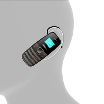 Original Telefon SERVO S09 Bluetooth Narečje mini Mobilnih Telefonov 0.66 palčni Majhen Zaslon GSM Nizko Sevanje Dual SIM Bluetooth Slušalke