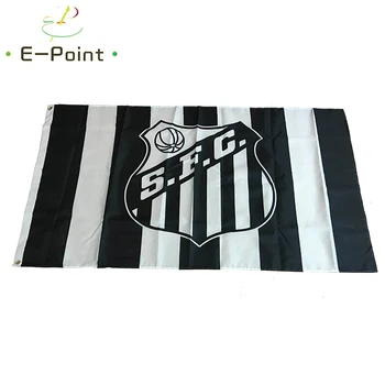 Brazilski Santos Futebol Clube FC 3 m*5 m (90*150 cm) Velikost Božični Okraski za Dom Zastava Banner Tip B Darila