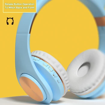 LED Mačje Uho Slušalke Bluetooth 5.0 šumov Odrasli Otroci Utripa Žareče Svetlobe Gaming Slušalke Slušalke Ustvarjalno Darilo