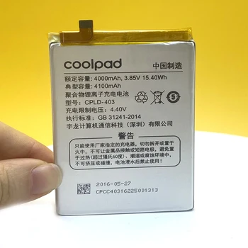 Original CPLD-403 Baterija Za Letv LeEco Coolpad Cool1 Kul 1 Dvojno le3 LeRee R116 C106 C106-7 C106-9 C103 C107-9 Mobilni Telefon