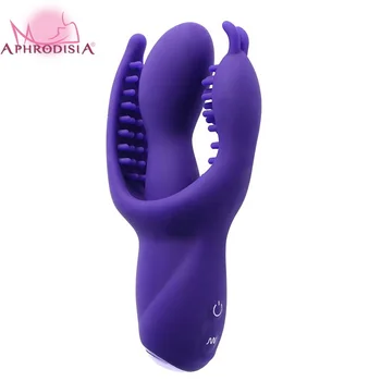 Aphrodisia 10 Hitrosti G Spot Vibrator Vodotesen Trojno Klitoris Stimulator Ustni Klitoris Vibratorji Intimno Adult Sex Igrače Za Ženske