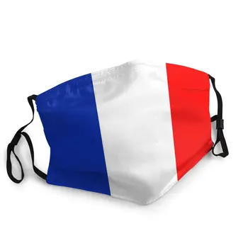 Francosko Zastavo Masko Francija Masko Za Odrasle Non-Enkratno Masko Dustproof Varstvo Respirator Masko