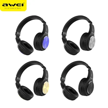 AWEI A600BL FoldableHi-Fi Stereo Bluetooth slušalke Brezžične Slušalke Športne hrupa preklic Slušalke Z mikrofonom slušalke