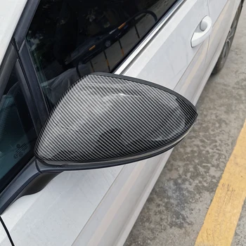 Univerzalni ogledalo kritje za VW Golf 7 7.5 R-Line GTI ogljikovih vlaken dekorativni videz ABS rearview mirror zajema kape